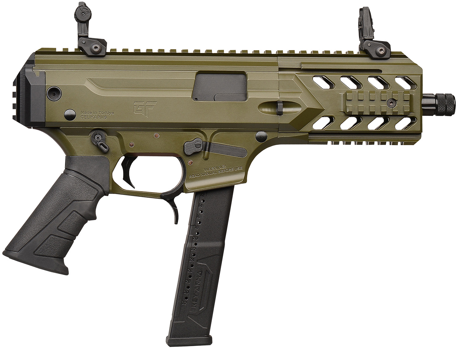 GForce Arms Blade6 9mm AR Pistol 33+1 6" Barrel
