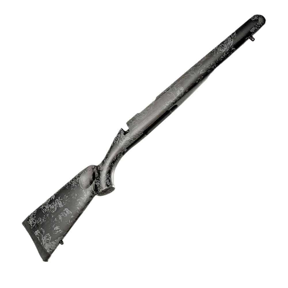 Christensen Arms FFT Sporter Contour Stock Fits Remington 700 SA, Carbon/Gray