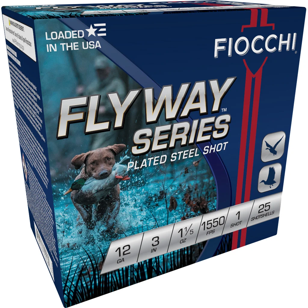 Fiocchi Flyway Shotgun Loads 12 ga. 3 in. 1 1/5 oz. 1 Shot 25 rd.