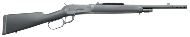 Taylors Company 220091 1886 Ridge Runner Take Down 45-70 Gov Caliber with 4+1 Capacity, 18.50" Barrel, Blued Metal Finish SoftTouch Black Synthetic Stock Right Hand (Full Size)