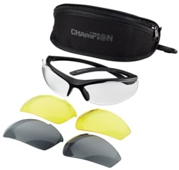 Champion Shooting Glasses 3 Lens w/ case