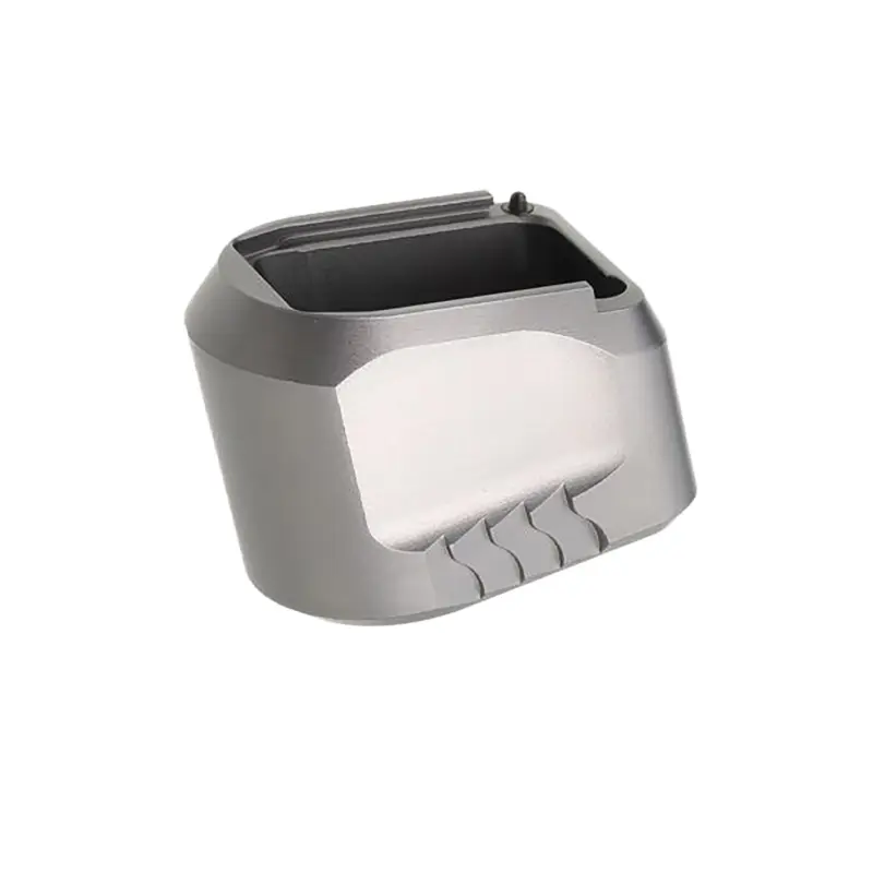 Tyrant CNC TDMPMAGEXFSGREY Magazine Extension Fits S M 9/40 5rd Compatible w/ Full-Size M 1.0/2.0 frames Grey Aluminum
