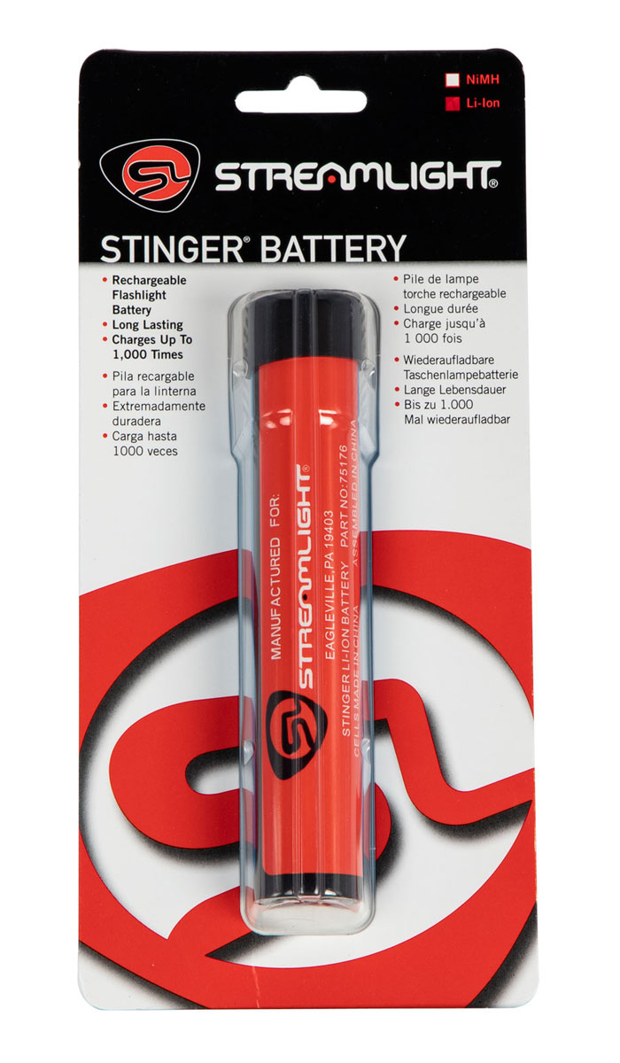 Streamlight Stinger Rechargeable Battery, 3.6 Volt, Li-ion -75176