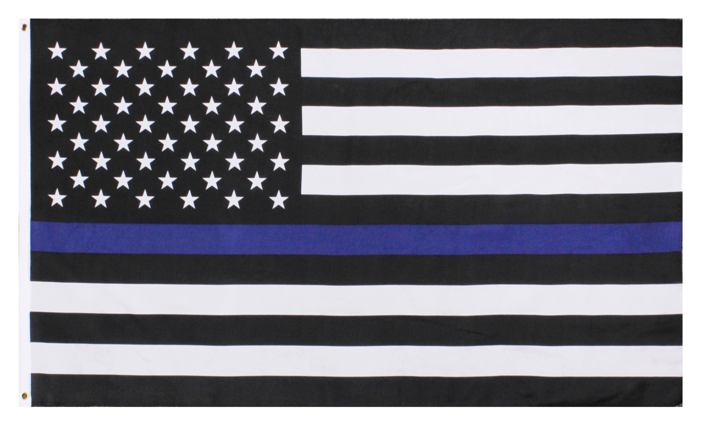 Rothco Thin Blue Line U.S. Flag - 2 X 3