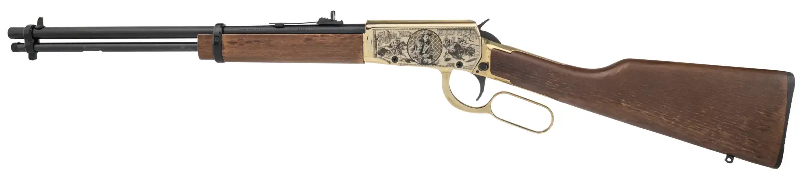 Rossi Rio Bravo RIL .22LR 18in Gold/Dark Engraved 15 Rd