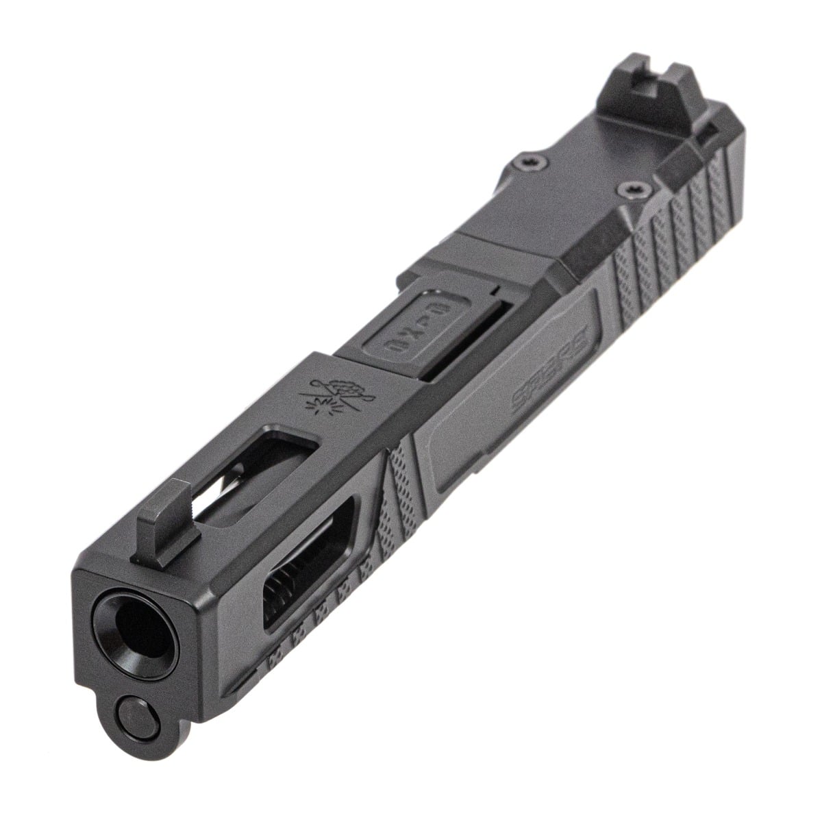PSA Sabre Dagger RMR Slide Assembly With Non-Threaded Barrel, Black
