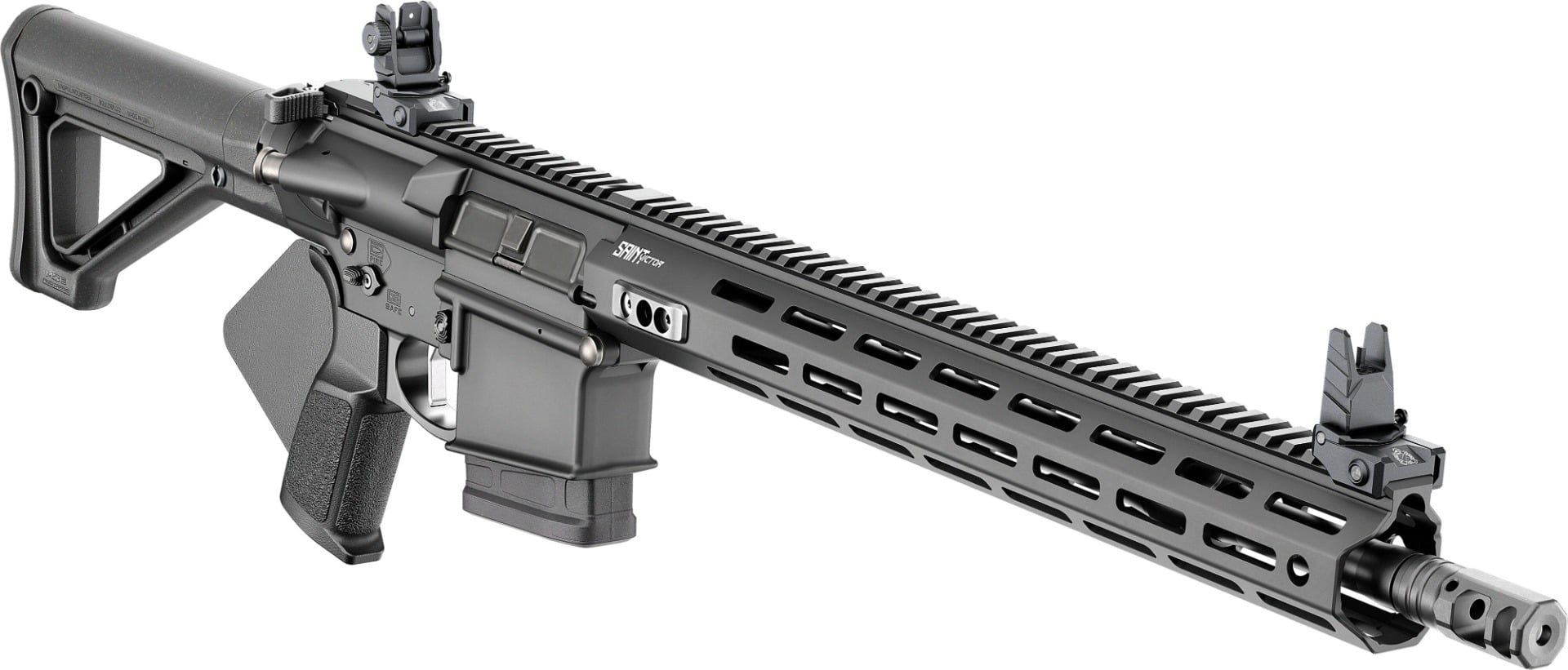 Springfield Saint Victor V2 .308 NATO 16" MLOK B5 AR-10 CA Rifle, Black - STV916308BCA-V2