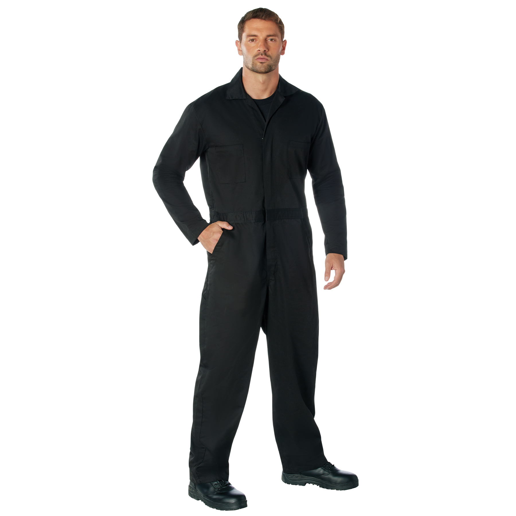 Rothco Workwear Coverall - Black, Large