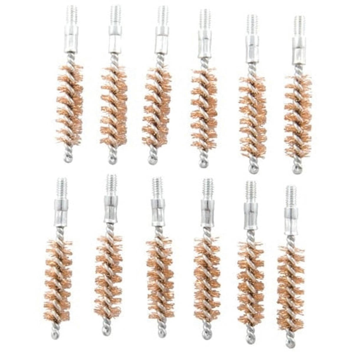 Brownells .38 Caliber/.35 Cal/.357 Cal #8-32 Male Double-Tuff Bore Brush, Pack of 12