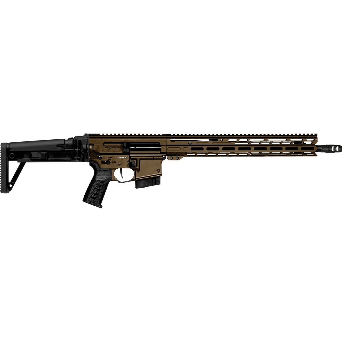 CMMG RIFLE DISSENT MK4 22 ARC – 16″ 10RD FOLDING STOCK BRONZE - No Credit Card Fees - Free Shipping