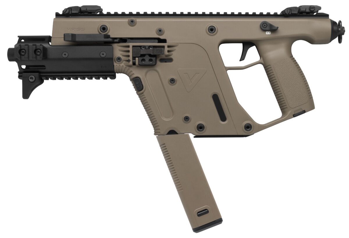 Kriss USA VECTOR SDP-E G2 9MM 6.5" FDE MK5 RAIL