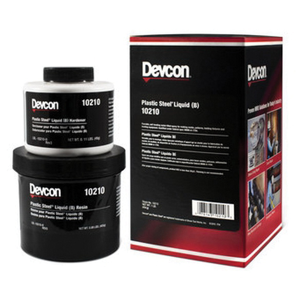 Devcon Plastic Steel Filled Liquid Epoxy, 1 lb Can