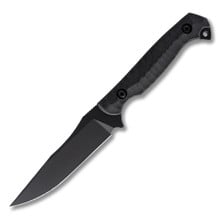 Toor Knives Krypteia S Fixed Blade Drop Point Knife, Socom Black