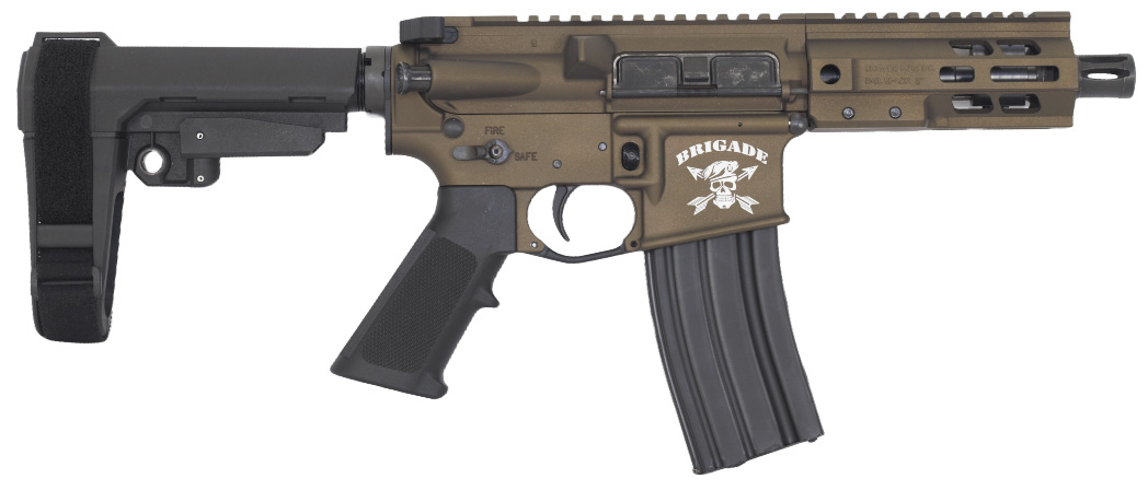 Brigade BM-15 AR Pistol 5.56 with SBA3 MLOK A2