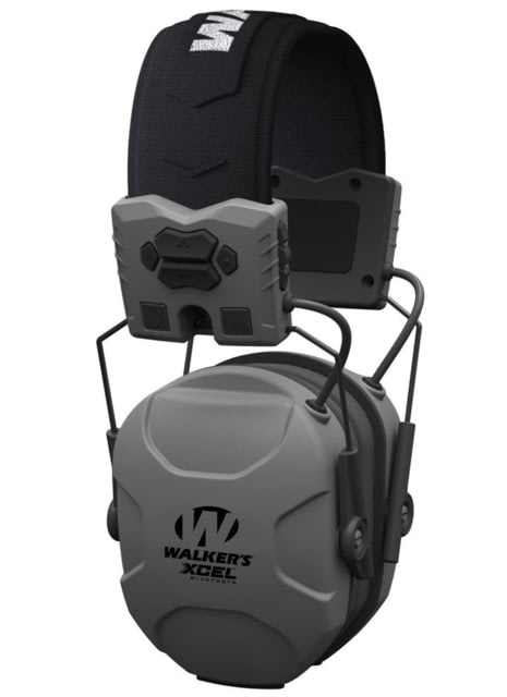 Walkers XCEL 500BT Digital Electronic Bluetooth Ear Muffs 26 dB NRR Gray