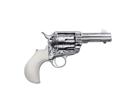 CIMARRON HUCKLEBERRY 45LC – 3.5″ NICKEL ENGRAVED B-HEAD - No Credit Card Fees - Free Shipping