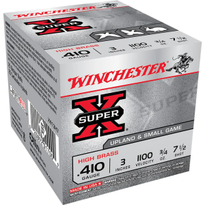Winchester Ammo X413H7 Super-X High Brass Game 410 Gauge 3 3/4 oz 7.5 Shot 25 Bx/ 10 Cs