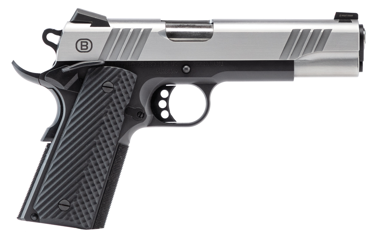 Bersa B1911 45ACP Semi-Auto Pistol, 5" Barrel, Night Sights