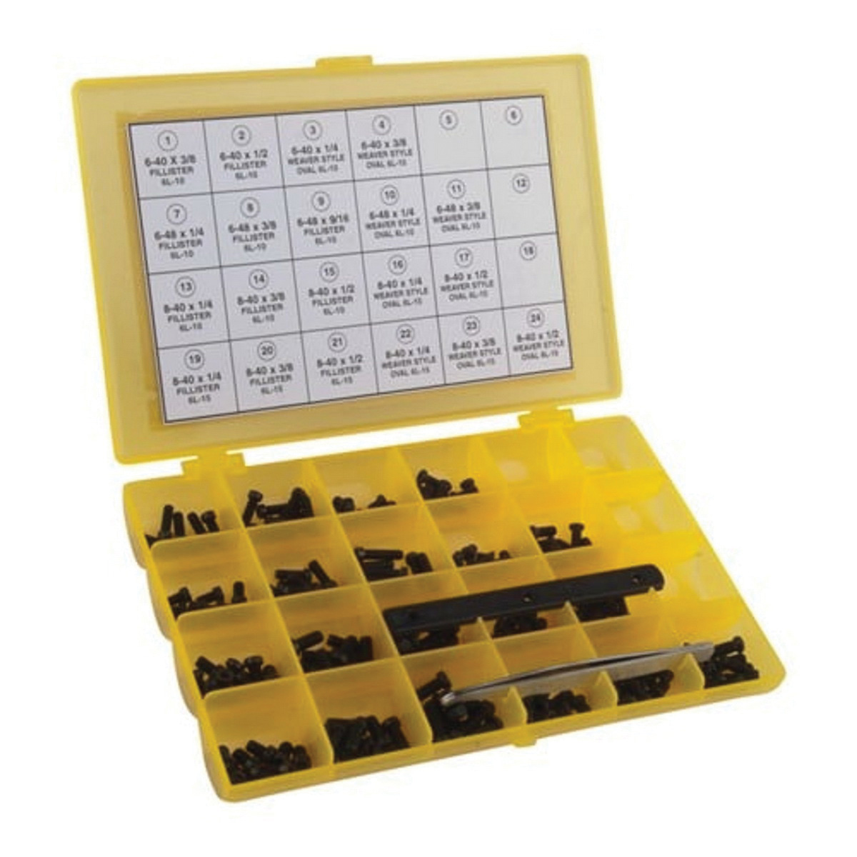 TacStar 202-Piece Master Gunsmith Torx Style 6-Lobe Ring and Base Screw Kit