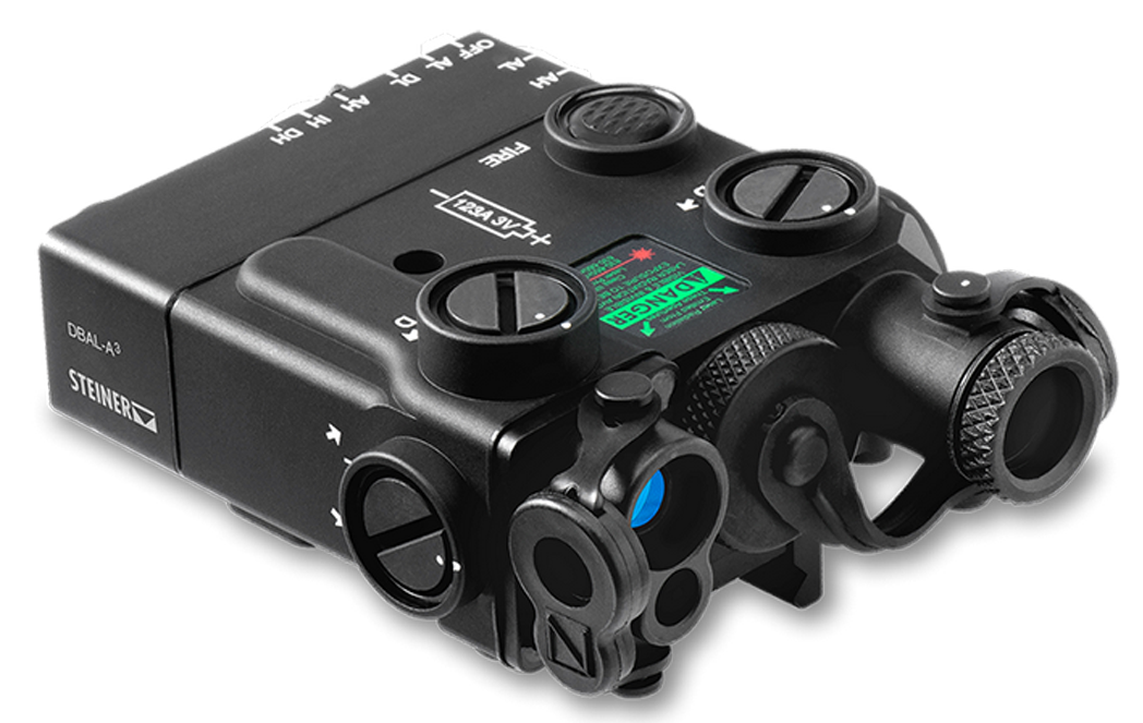 Steiner DBAL-A3 Dual Beam Aiming Laser Green Laser, Black - 9008-B