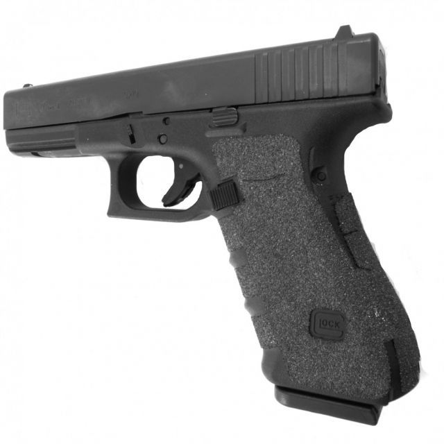 Talon Grips Fits Glock Gen4 17 22 24 31 34 35 37 w/No Backstrap Black Granulate
