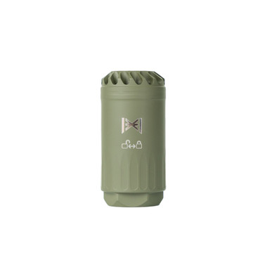 HUXWRX Blastphemy Multi-Caliber Muzzle Device QD Blast Can, OD Green