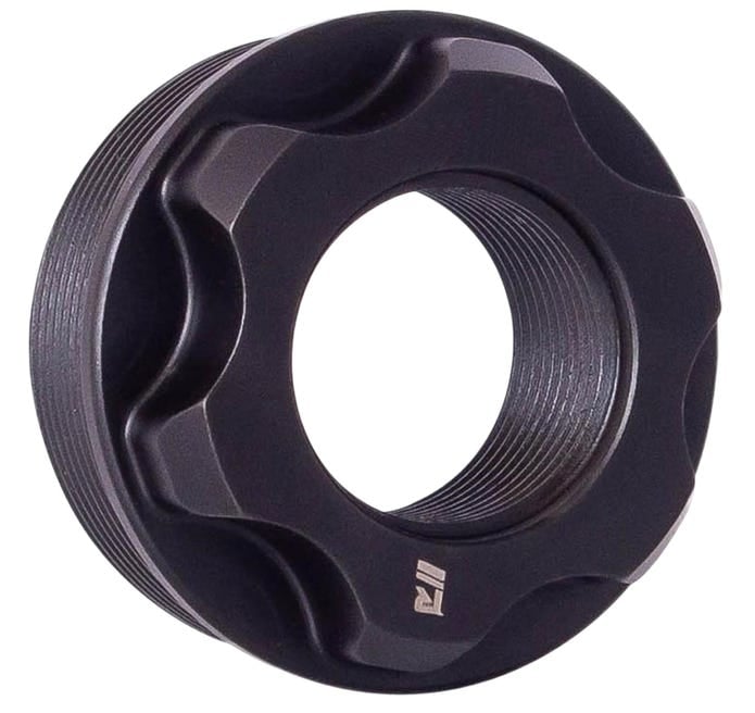Rugged Suppressor Fixed Barrel Mount 5/8"-28 tpi for Rugged Obsidian 45/9, Black - OF007