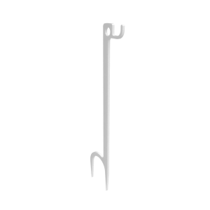 Birchwood-Casey Birchwood Casey single Hook Steel Target Hanger Ground Stake - White