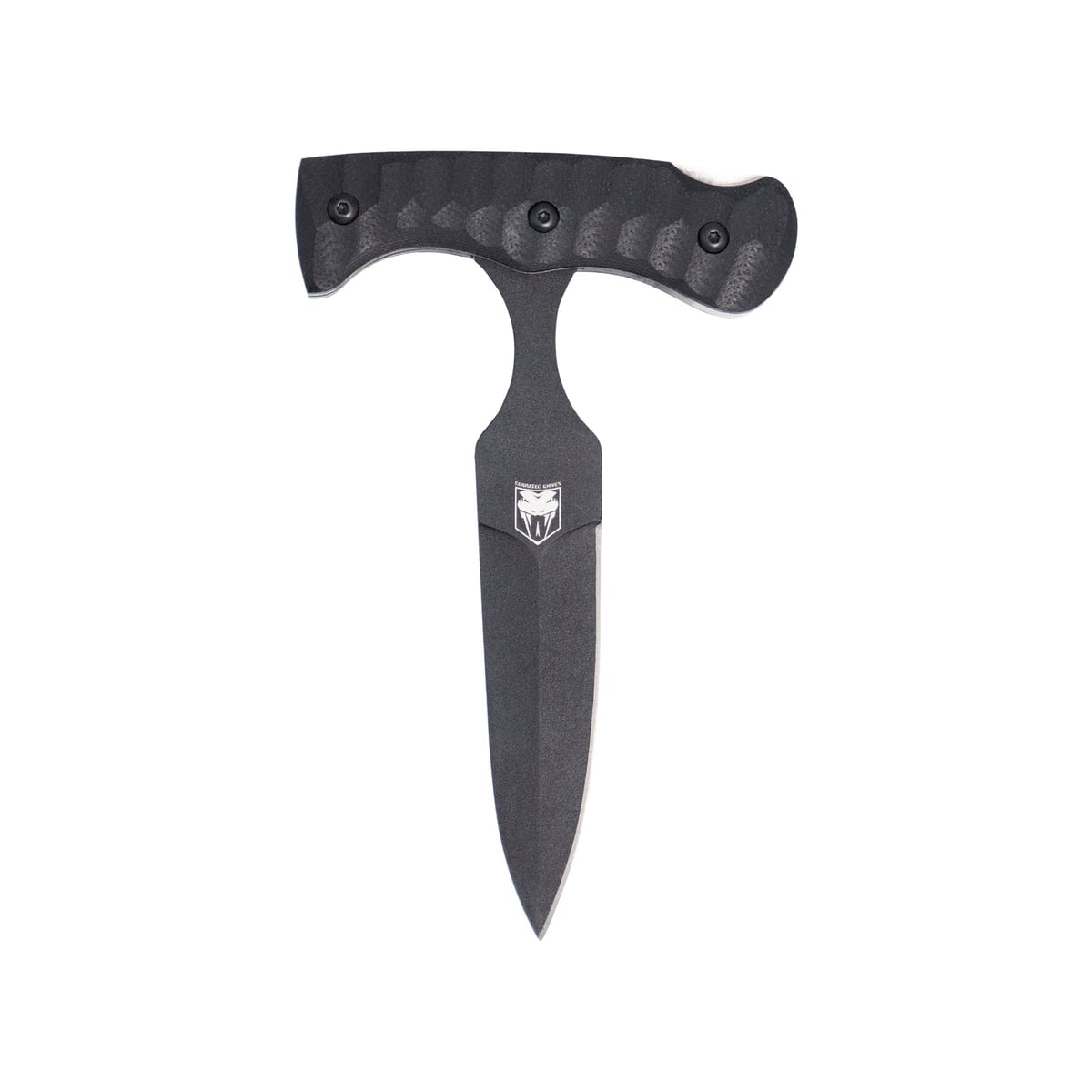 CobraTec Knives Folding Knife Dagger Black - Sleek Handle, Smooth Folding Mechanism, Ideal for Self-Defense and EDC - FG10PD