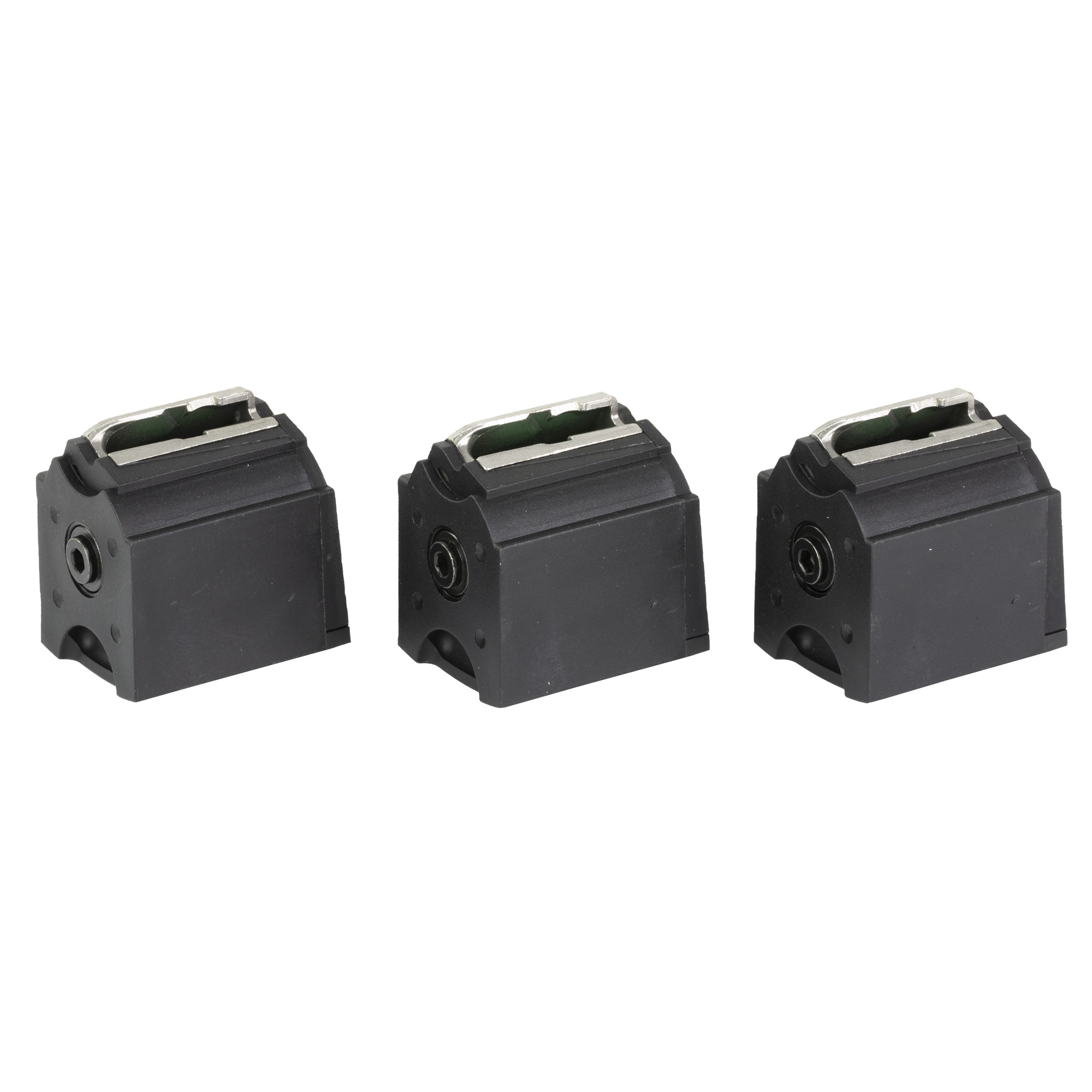 Ruger Magazine, LX-1, 22 LR, 10 Round, Fits Ruger 10/22 Left Hand Models Only, Black, 3 Pack