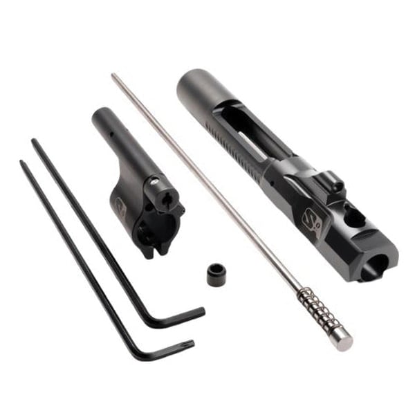 Superlative Arms Mid-Length Piston System w/Clamp-On Gas Block 0.625" x 1", Black