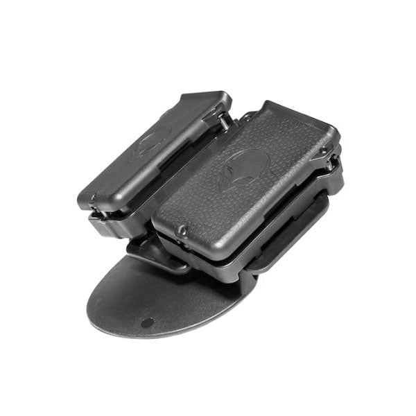 Alien Gear Double Cloak 380/32 Single Stack Magazine Carrier, Black - CMCD-1-1-R-15