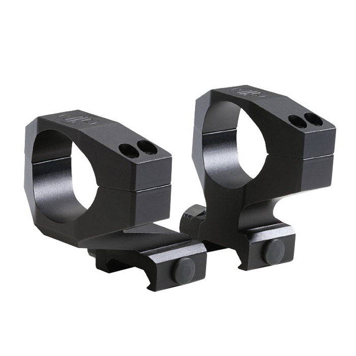 Sig Sauer Alpha-1 30mm X-High 6061 T6 Aluminum 2-Piece Tactical Mount, Anodized Matte Black - SOA10014