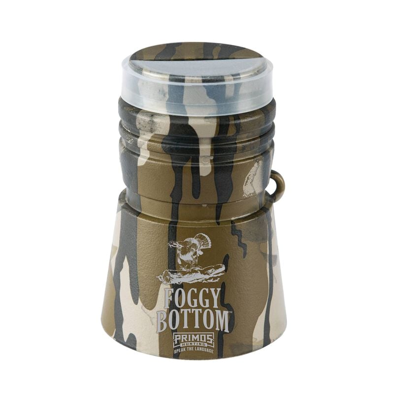 Primos Foggy Bottom Turkey Snuff Tube Call, Mossy Oak Original Bottomland Camouflage