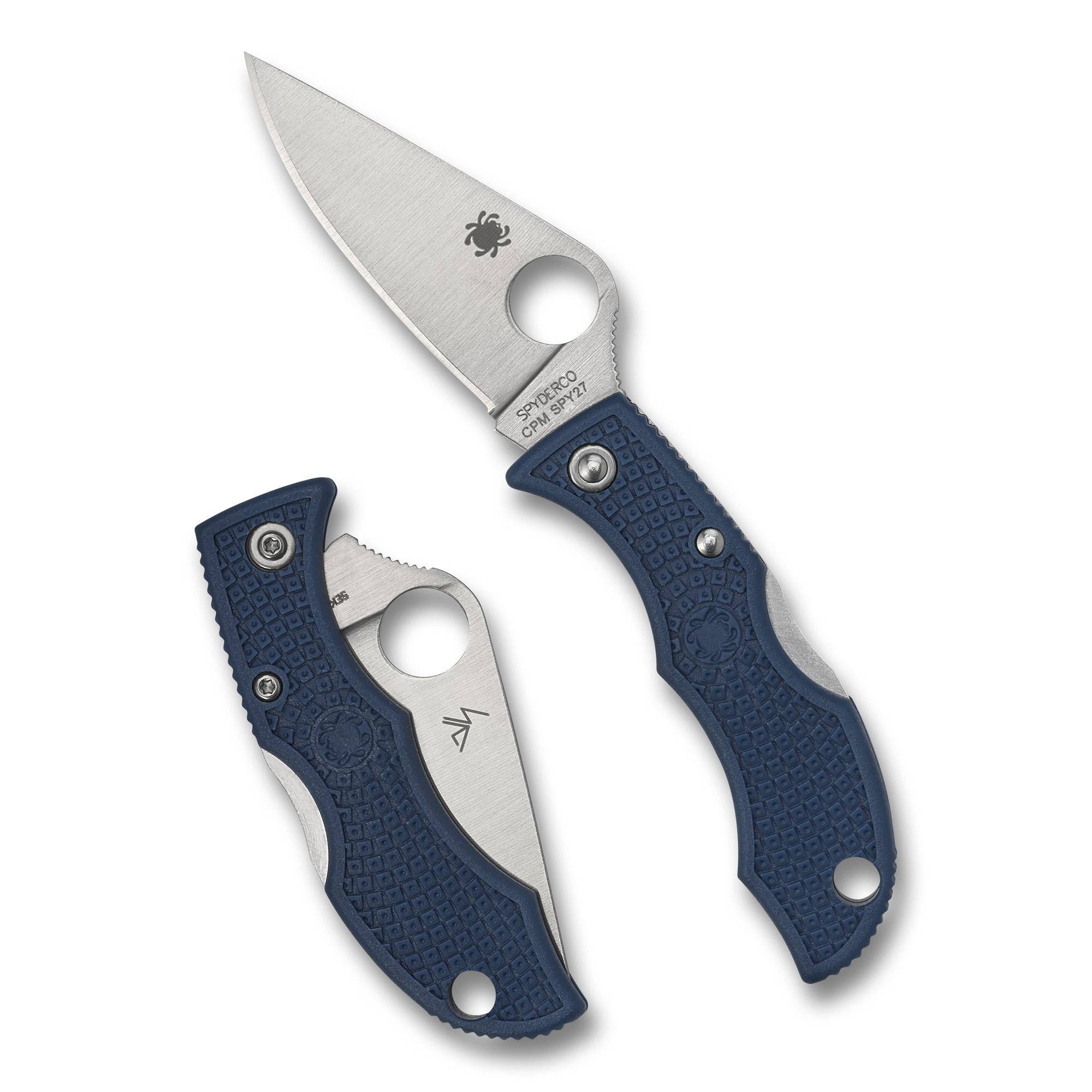 Spyderco Ladybug 3 Lightweight CPM SPY27 1.9" Folding Knife - Blue FRN