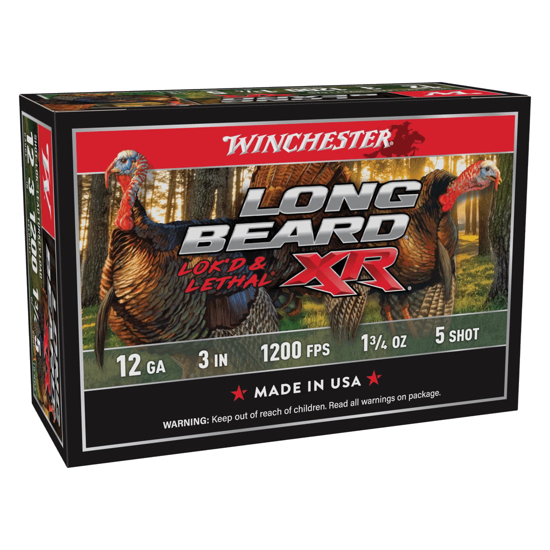 Winchester Ammunition Long Beard XR 12 Gauge 3" #5 1-3/4 Ounce 10rds