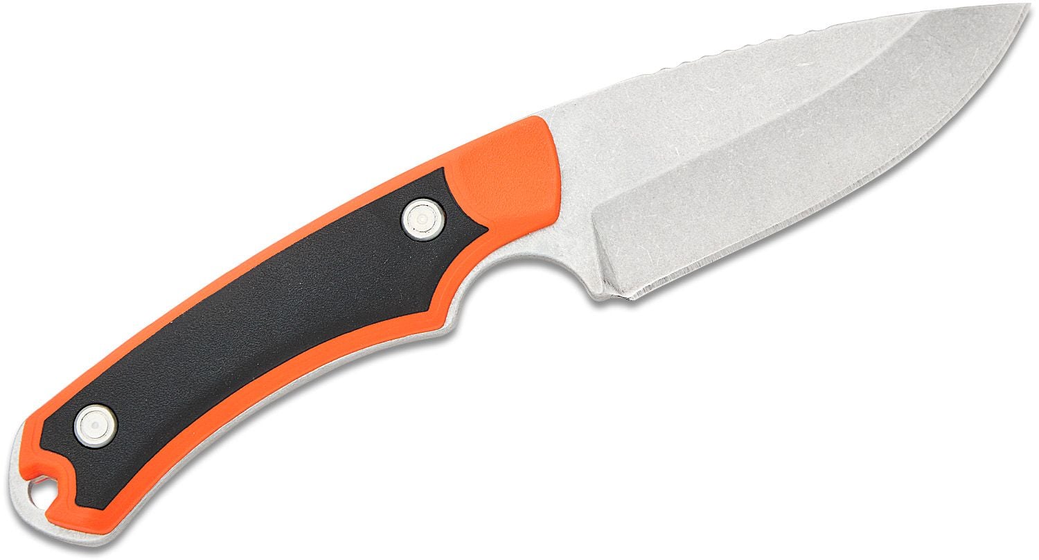 Buck Alpha Hunter Select Fixed Blade Drop Point Knife, Orange - 0664ORS-C