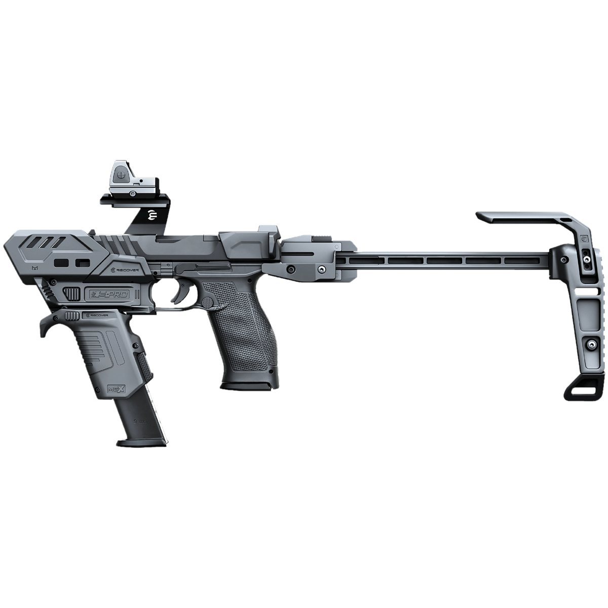 Recover Tactical S-Pro MG Conversion Kit Fits Sig Sauer XMacro, Black
