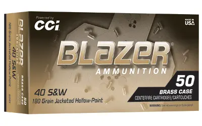 BLAZER BRASS 40S 180GR JHP 50/500