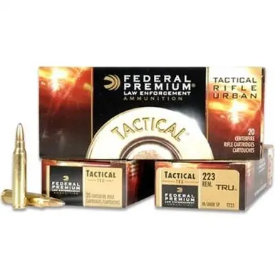 Federal 223 Remington Tactical Rifle Urban T223A Hi-Shok 55 gr SP 20 rounds