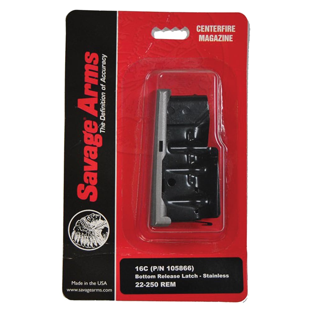 Savage Arms 55108 110 4rd 22-250 Rem Fits Savage 110/12/14/16C Stainless Steel - No Credit Card Fees - Low, flat rate shipping