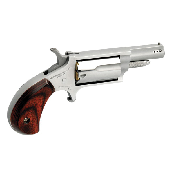 NORTH AMERICAN ARMS MINI 22MAG REV 1-5/8″ SS PRTD - No Credit Card Fees - Low, flat rate shipping