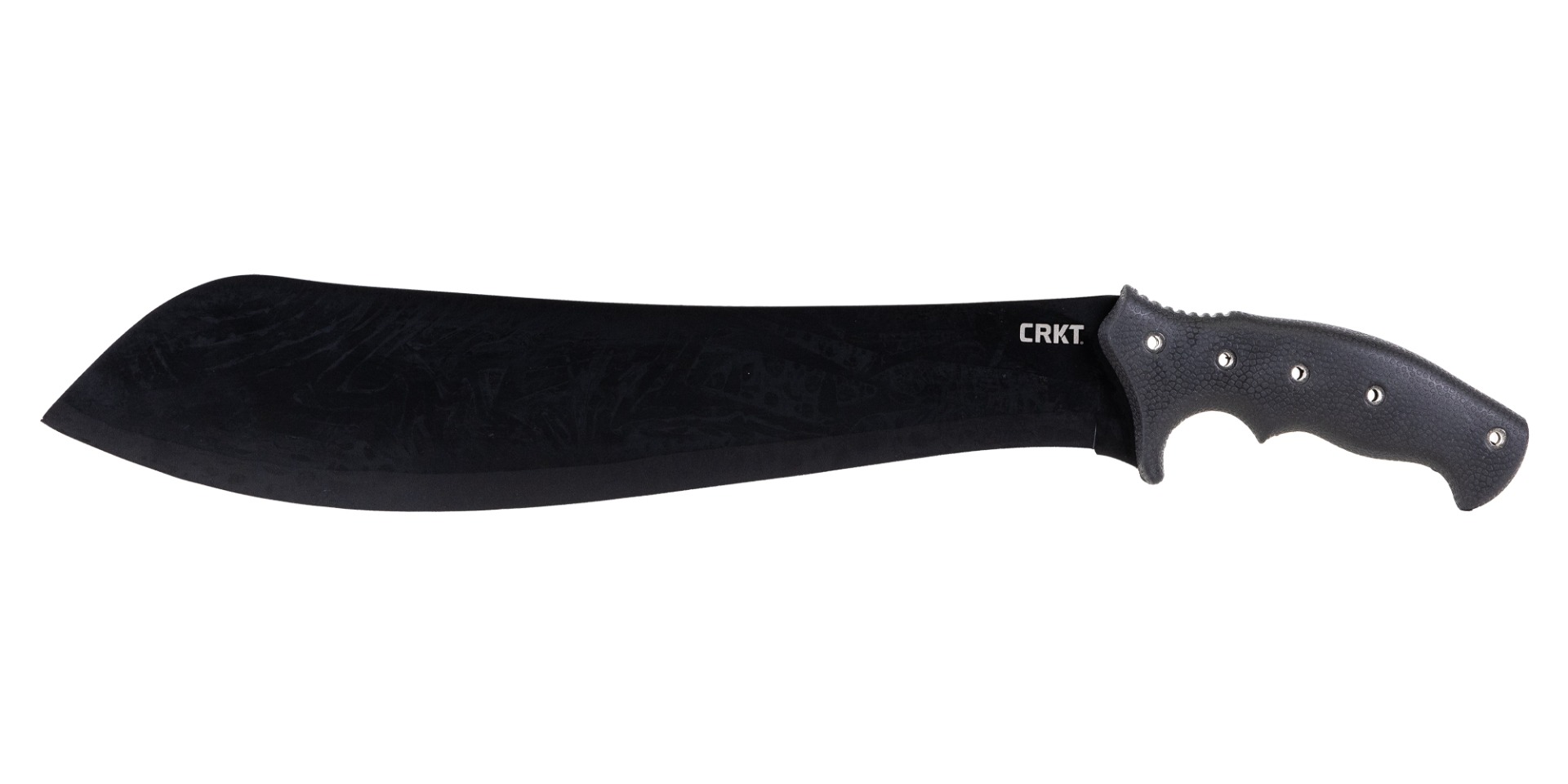 CRKT Halfachance Parang 14" Fixed Blade Knife, Black - K920KKP