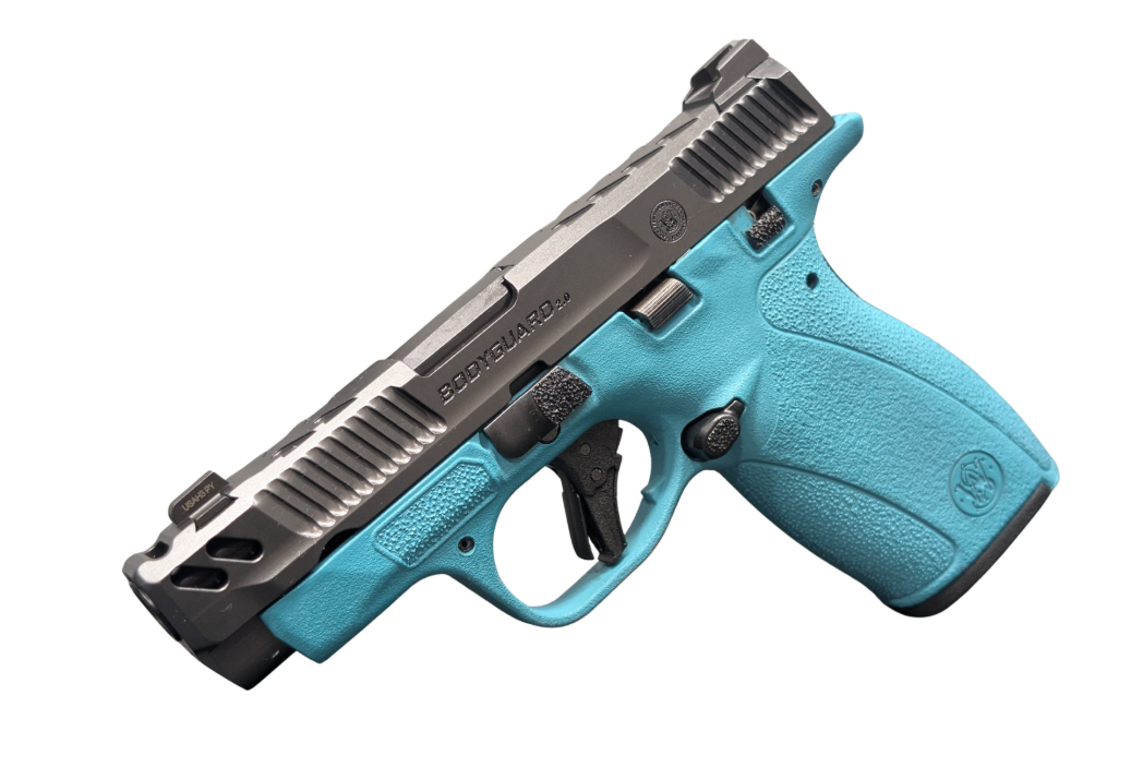 Smith & Wesson PC Bodyguard 2.0 3.1" .380 ACP Carry Comp (1)10rd/(1)12rd Pistol, AZTEC Teal w/ M.S