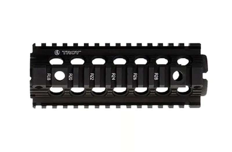 Troy Ind SRAIMRFD7BT00 Drop In 7 Carbine Length Black Anodized for AR15 M4