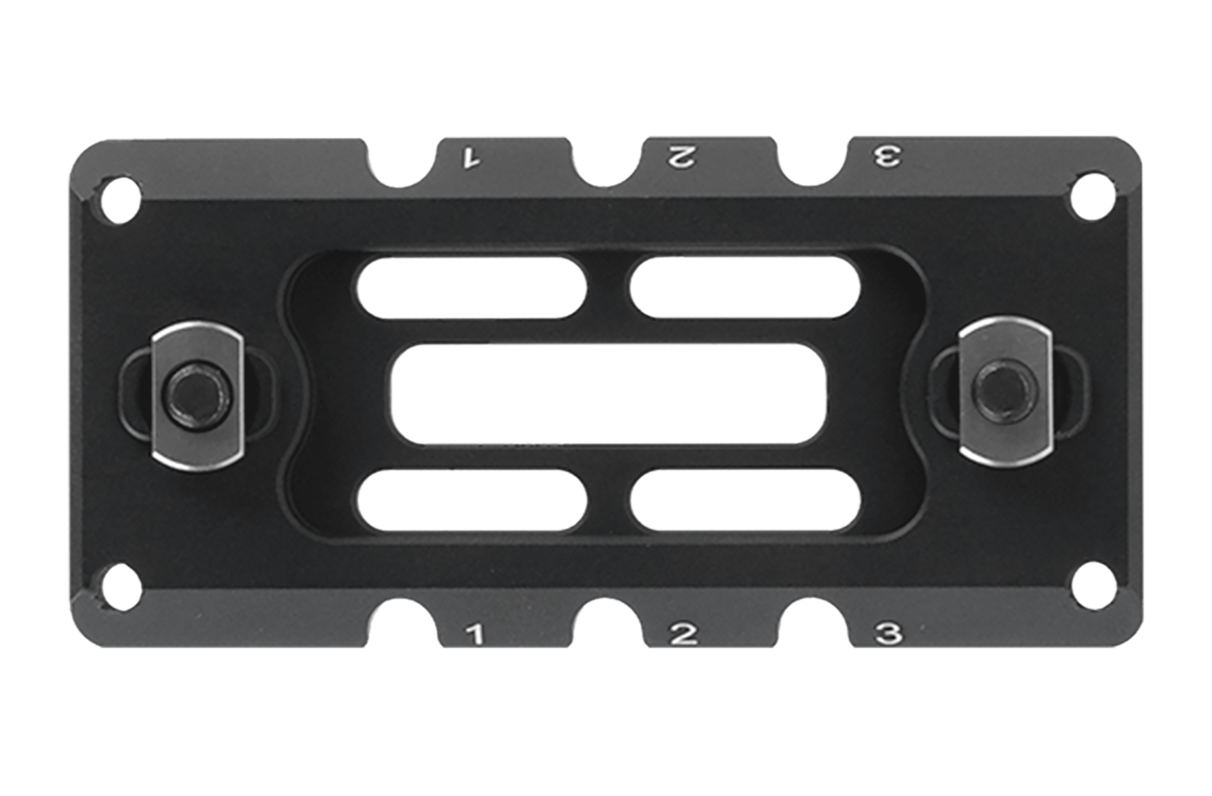 Leapers Aluminum ARCA Rail 3.10 Slot M-LOK Matte Black