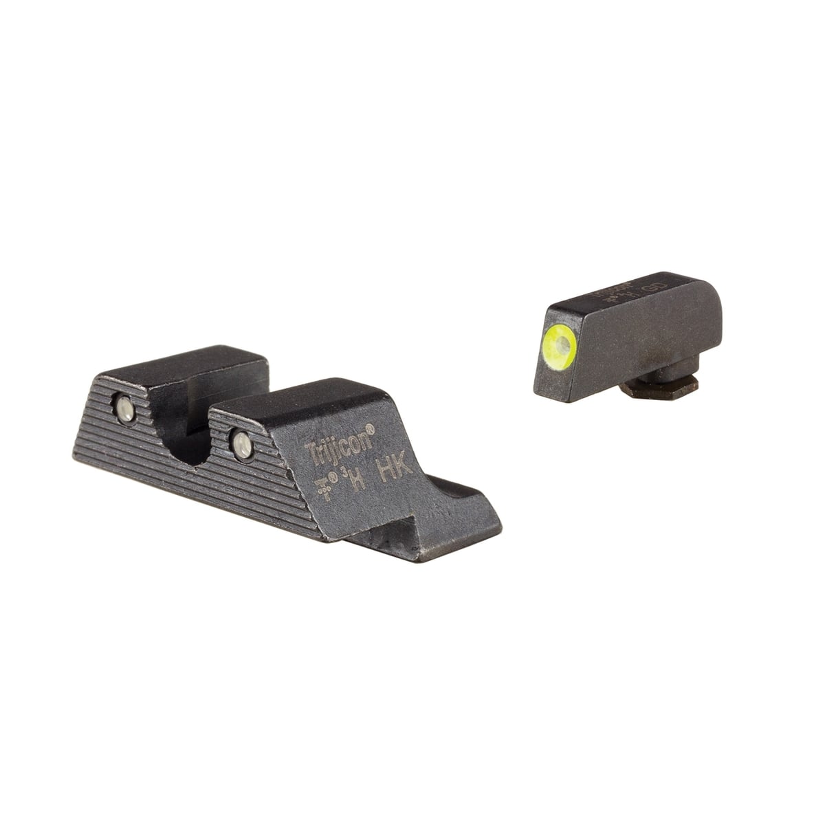 Trijicon HD XR Night Sight Front/Rear, Green/Yellow/Green/Black