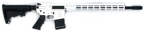 Great Lakes GLFA AR-15 .450 Bushmaster Rifle 18" White
