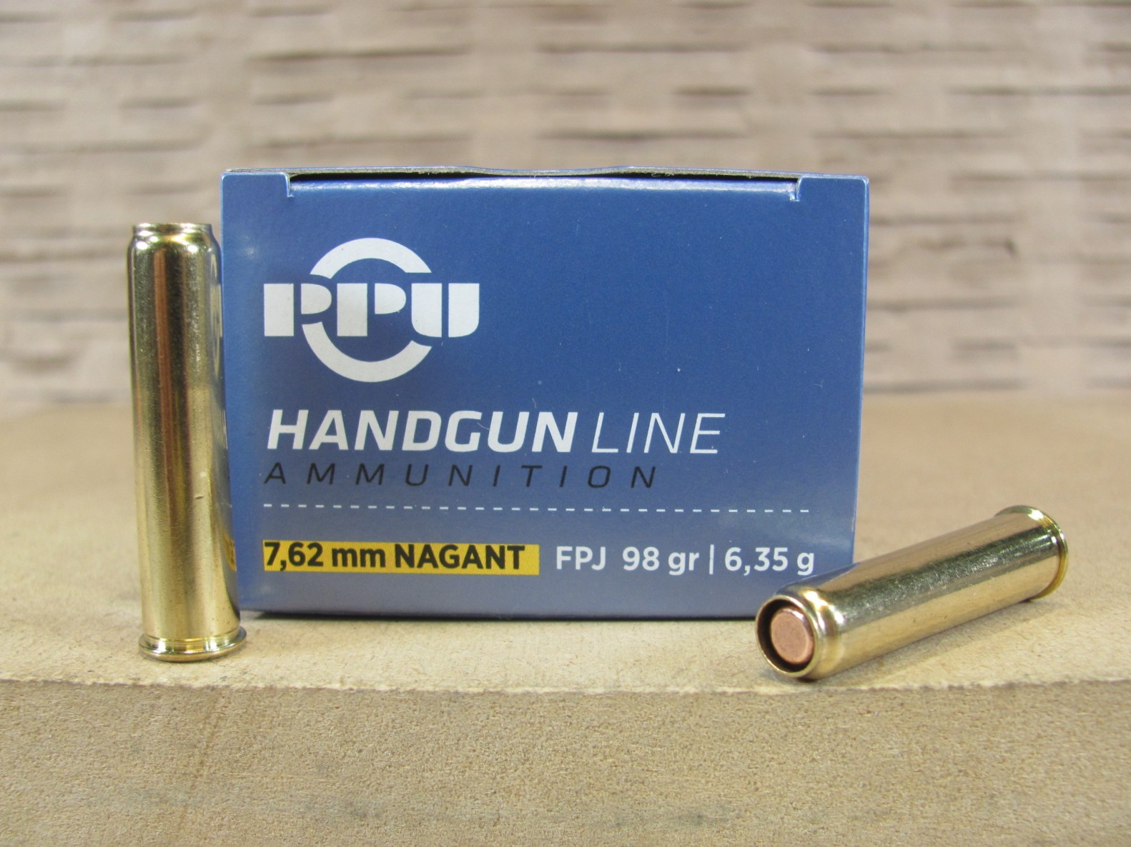 500 Rounds – 7.62x38R Nagant Revolver 98 Grain FPJ Prvi Partizan Ammo – PPR71 or PPH762N