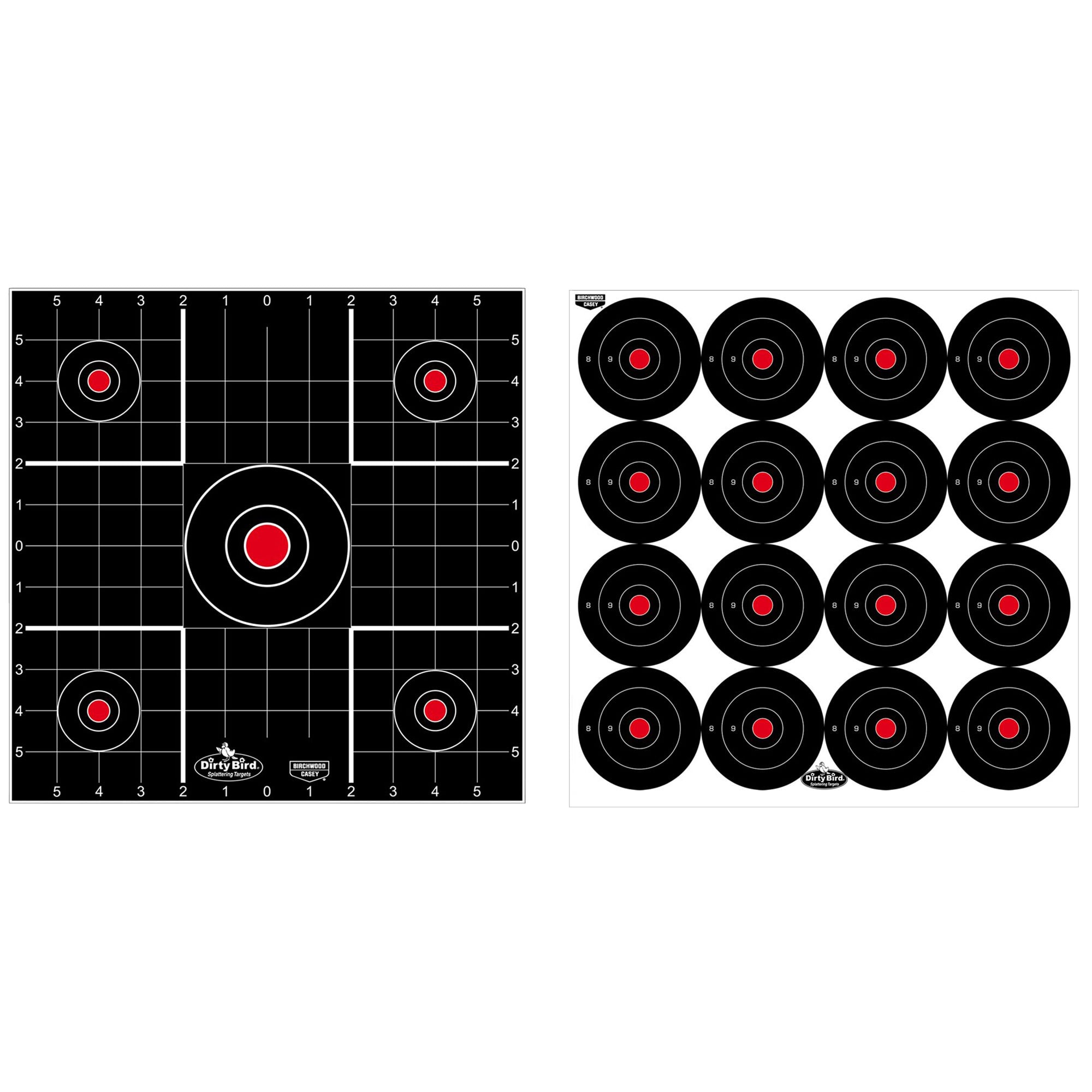 Birchwood Casey Dirty Bird Combo Pack, 3" and 12", 12 Targets BC-35325
